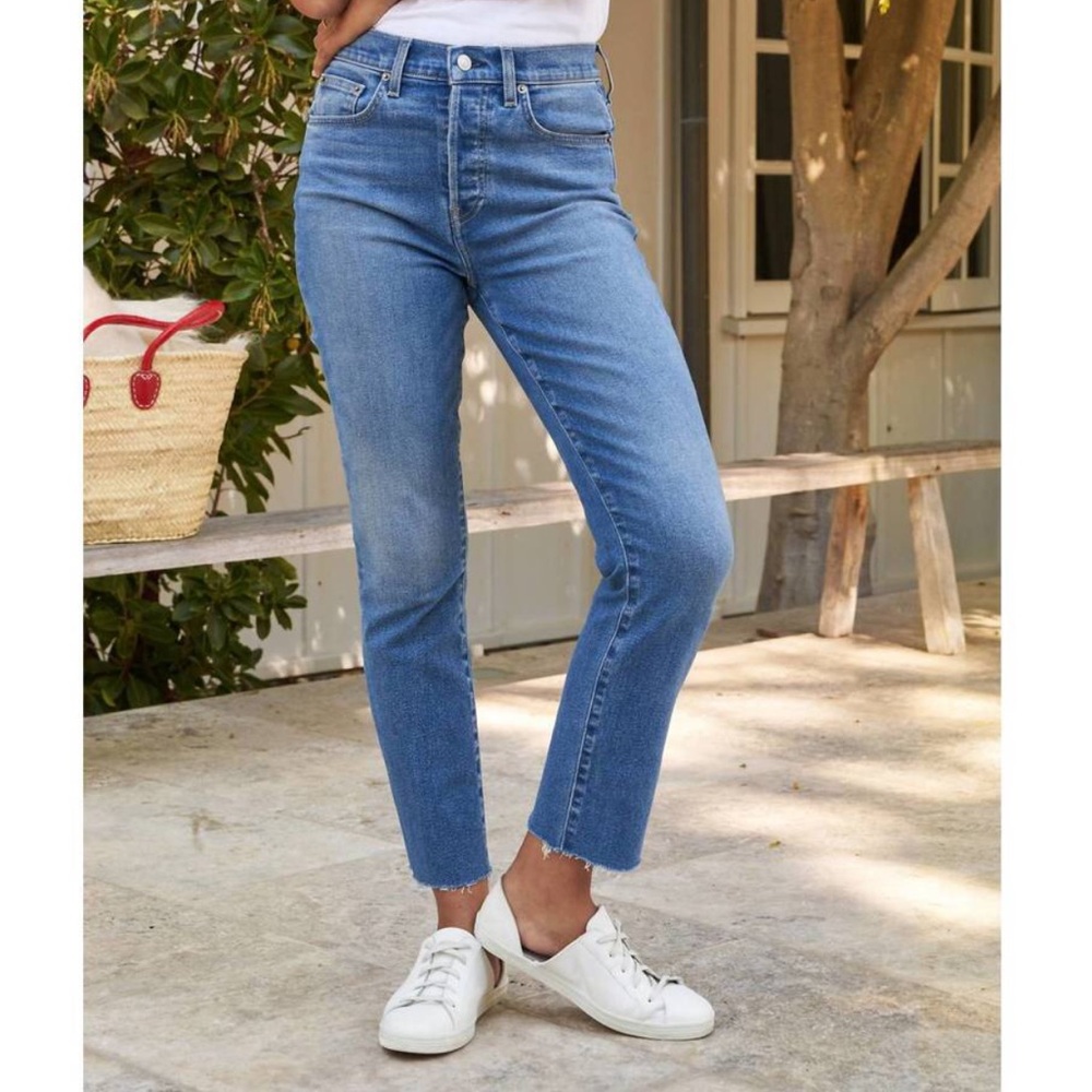 FRANK & EILEEN cork everyday jean in everyday blue- 31 - Picture 2 of 11